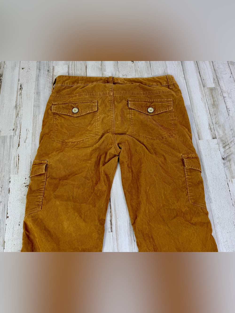 REI Pants Womens 6P (32x30) Tan Corduroy Cargo Pockets Outdoors - Picture 9 of 10